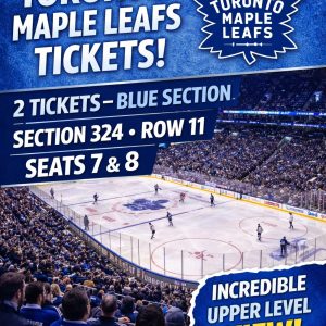 Toronto Maple Leafs Tickets – Blue Section