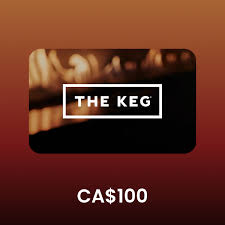 $100 Gift Card to The Keg Steakhouse + Bar